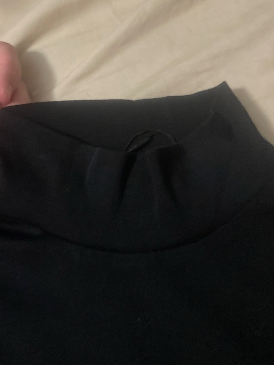 Zara Tops - Black Turtleneck Top - Classic Lightweight Knit by Zara